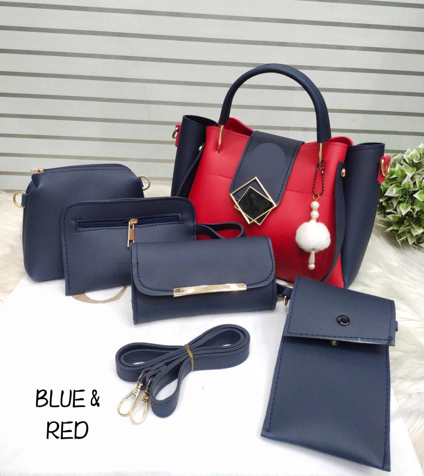 5pc Women Fashion Hand Bag Set