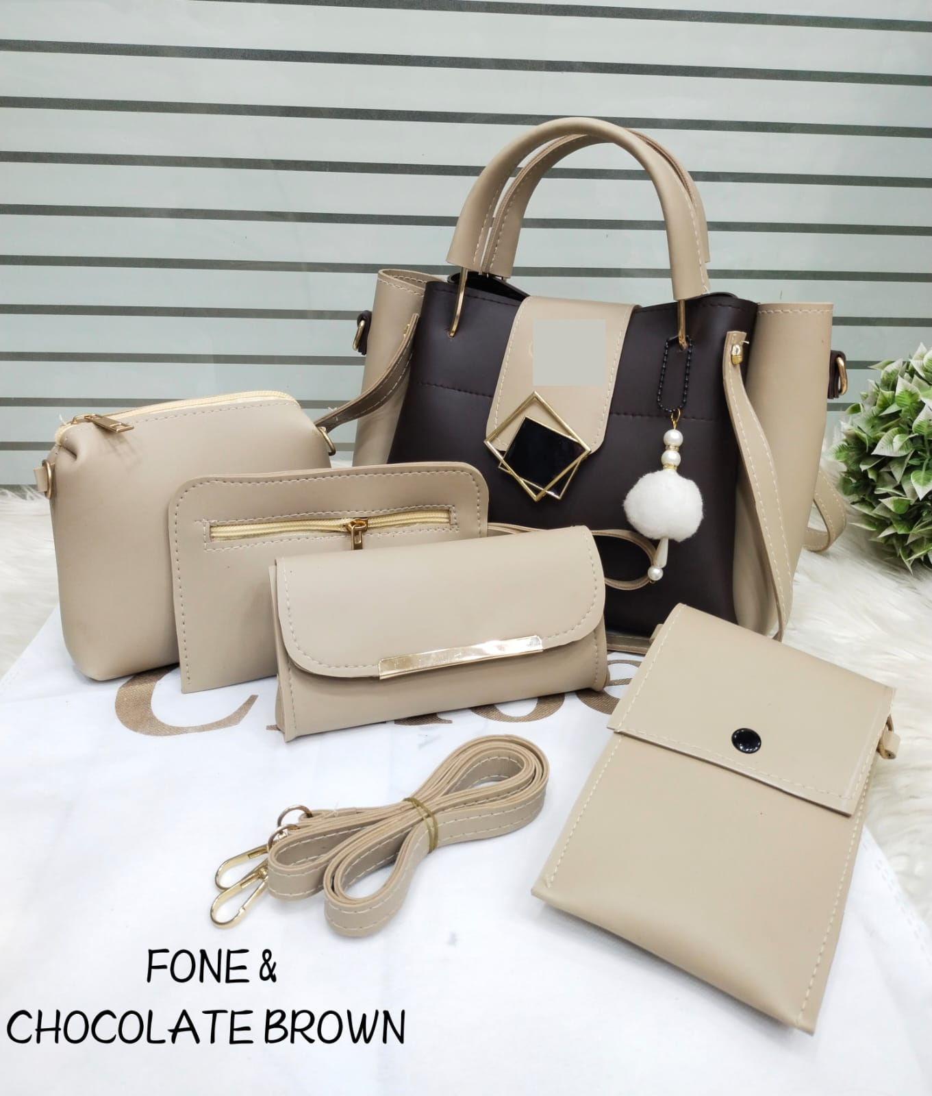 5pc Women Fashion Hand Bag Set