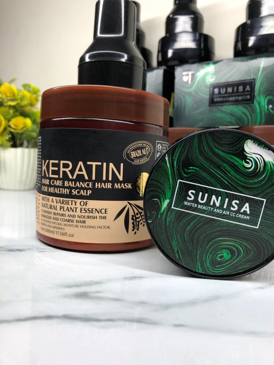 Sunisa + keratin + Bioaqua Mask Hot deal