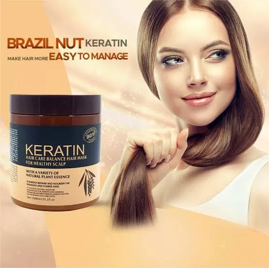 Keratin Hair care balance hair mask for healthy scalp